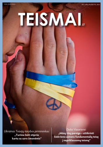 Pasirodė naujas žurnalo TEISMAI.LT numeris!