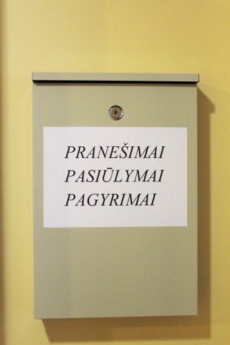 Dėl lygių galimybių Šiaulių apylinkės teismo darbuotojai gali kreiptis ir anonimiškai 
