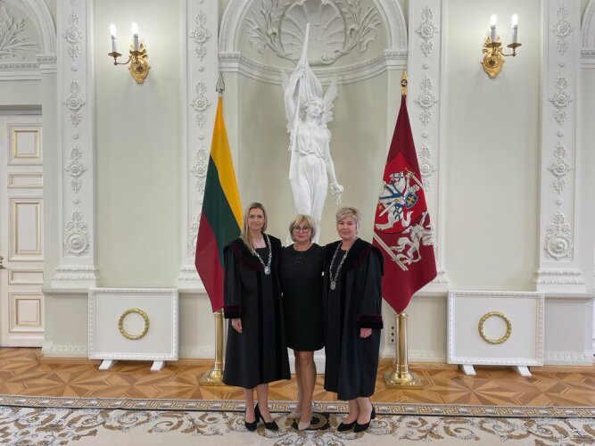 Šiaulių apylinkės teismo Radviliškio ir Pakruojo rūmuose – dvi naujos teisėjos 