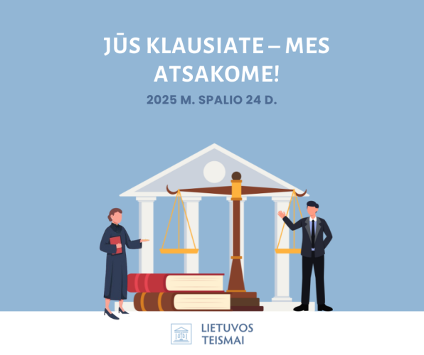 Lietuvos teismuose vyks nemokamos teisinės konsultacijos 